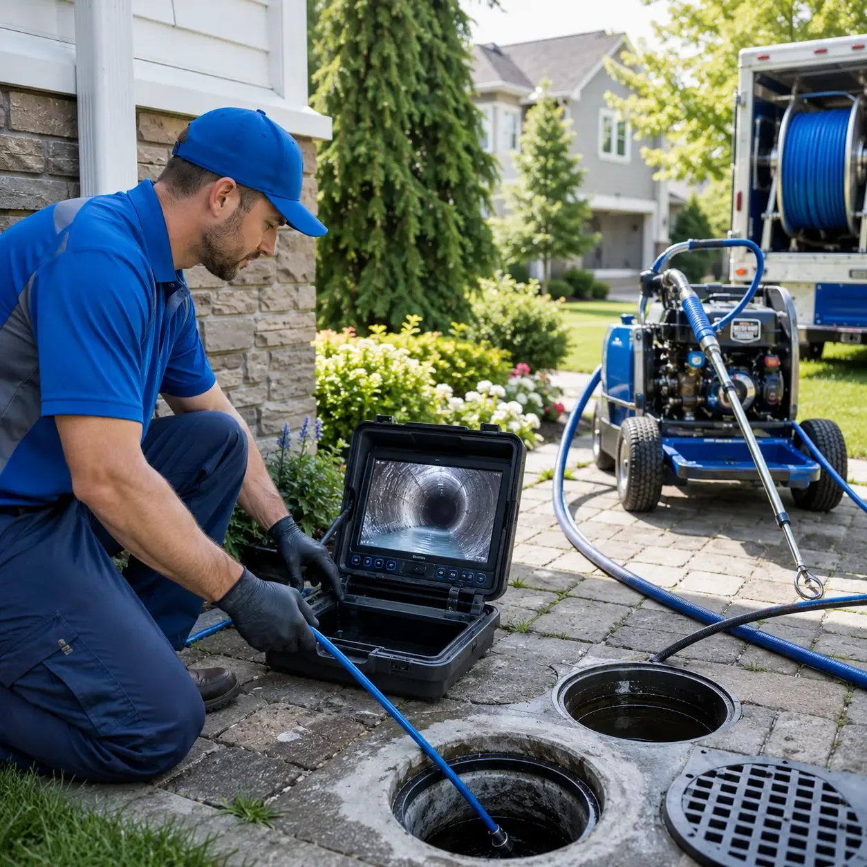 Outdoor drain cleaning professionals serving Gordonville, TX